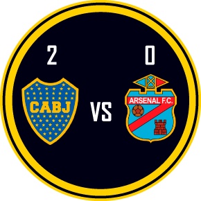 Boca 2 Arsenal 0