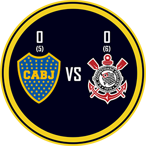 Boca 0 (5) - Corinthians 0 (6)