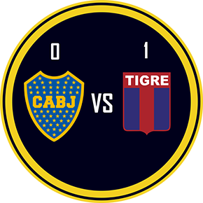 Boca 0 - Tigre - 1