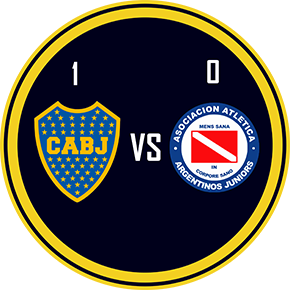 Boca 1 - Argentinos Juniors - 0