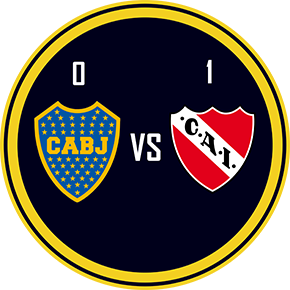 Boca 0 - Independiente - 1
