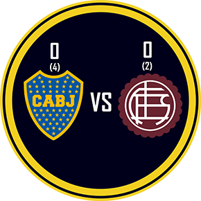 Boca 0 (4) - Lanus - 0 (2)