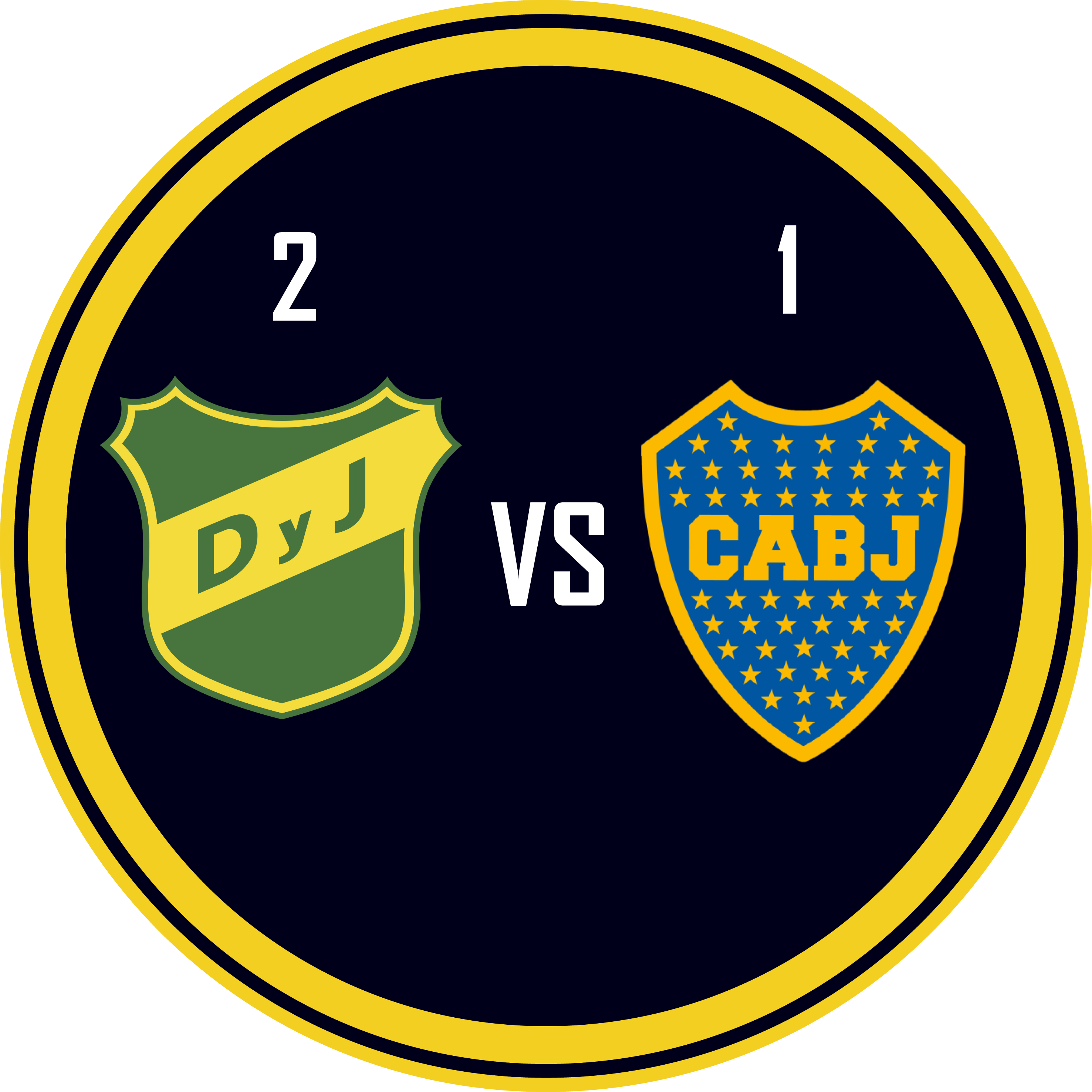 Defensa 2 - Boca 1 
