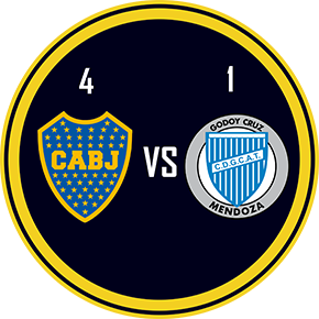 Boca 4 - Godoy Cruz - 1